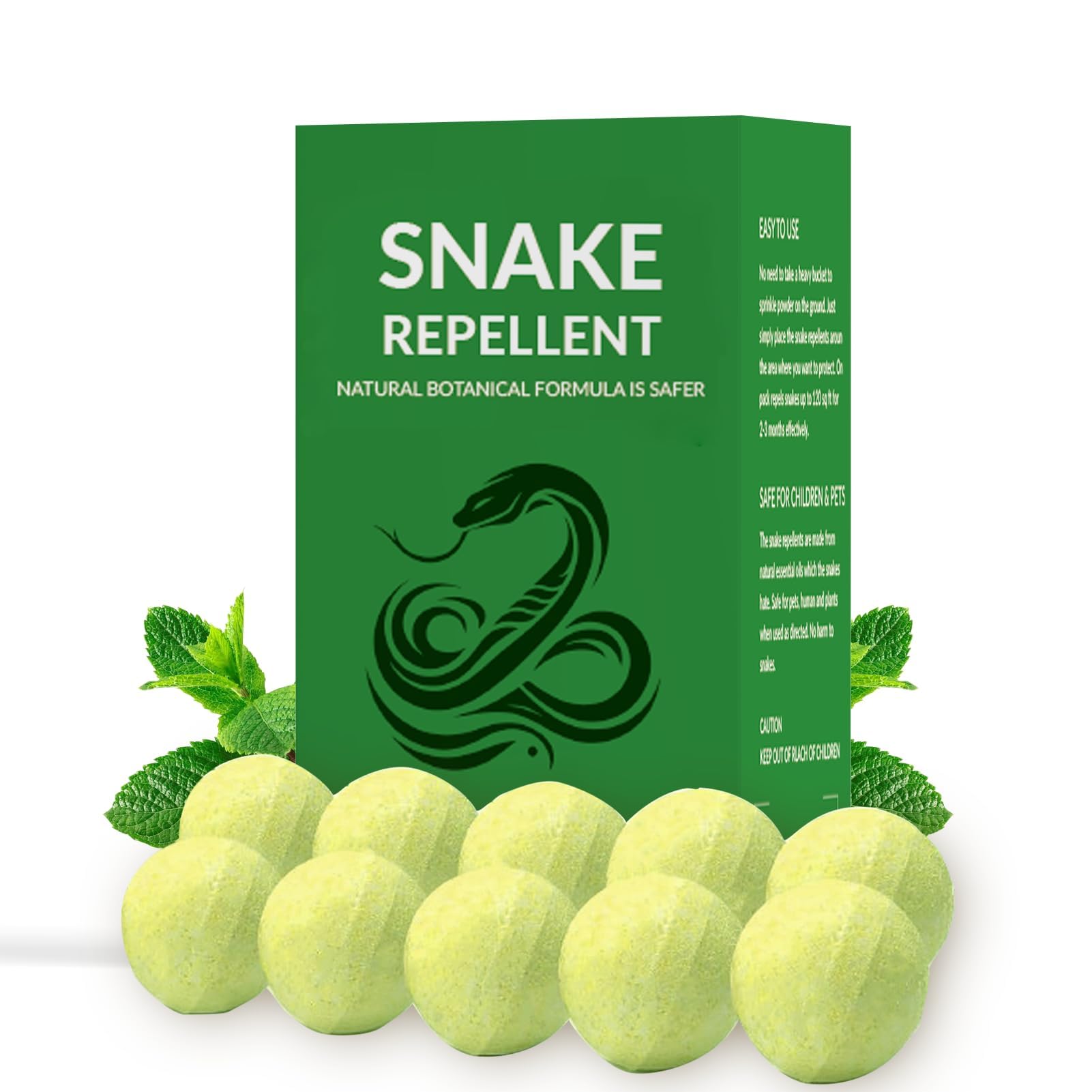 Snake Repellent for Yard Powerful, Backyard Snake Deterrent Outdoor, Snakes Out Repellant Indoor Pet Safe, Snake Repellent Indoor, Snake Repel Indoor and Home Effectively, 10P