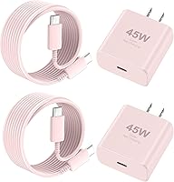 Vista 8 de Cargador para iPhone 17 16 Pro Max de carga rápida, 45W USB C Cargador súper rápido bloque con cable de carga tipo C de 3.05m para iPhone 17 Pro