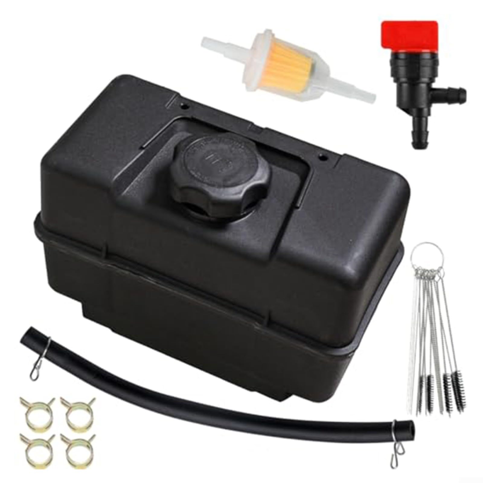1 Set Tappo Serbatoio Carburante Kit Per 691993 49337 490572 490579 Motori Con Valvola Linea Morsetti Filtro Plastica Rasaerba Spazzaneve Giardino