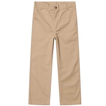 Amazon.com: GRANDWISH Boys Chino Pants, Kids Flat Front