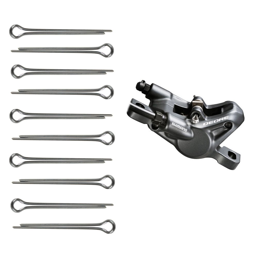 Noah And Theo 10pcs Shimano compatible Disc Brake Pads Retaining Split Cotter Pins