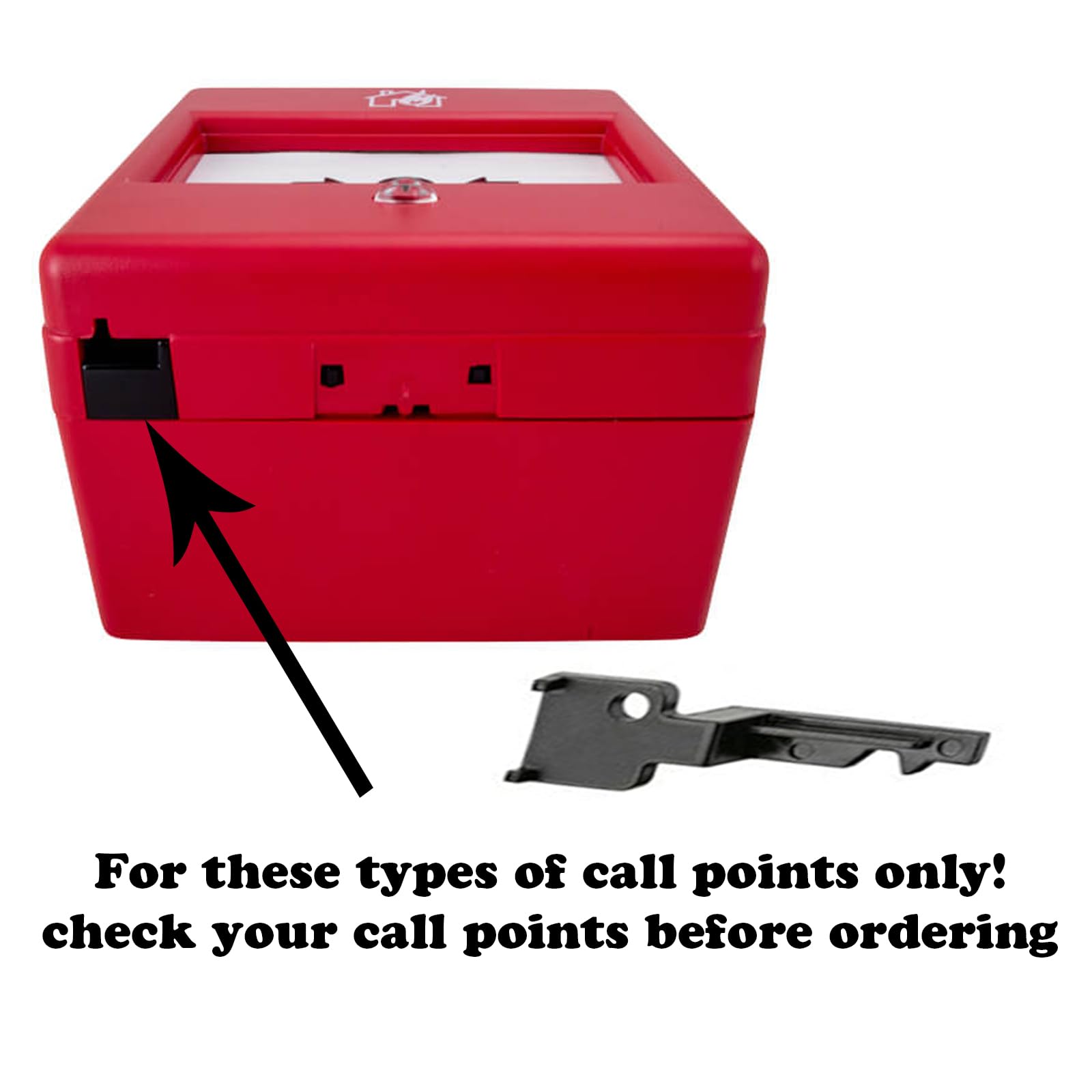 Cerniera Trasparente Custodia Protettiva Per Punto Di Chiamata Trasparente - Compatibile Con Eaton E Menvier, Confezione Da 6 Custodie Punti Chiamata