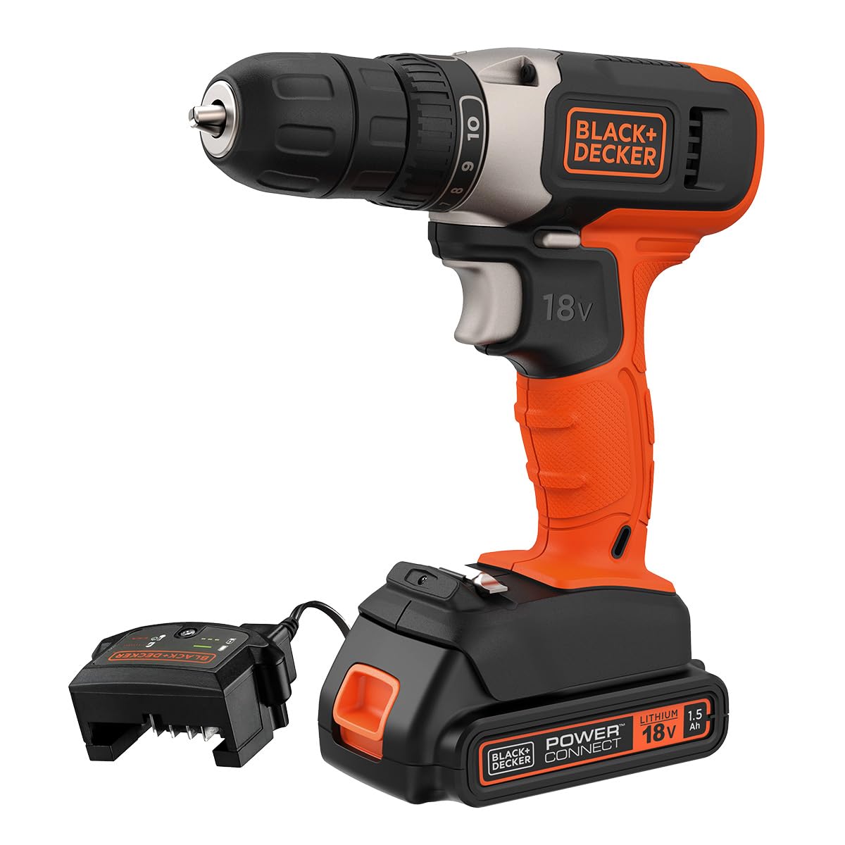 Atornillador sin cable BLACK+DECKER 18V: Potencia y Versatilidad