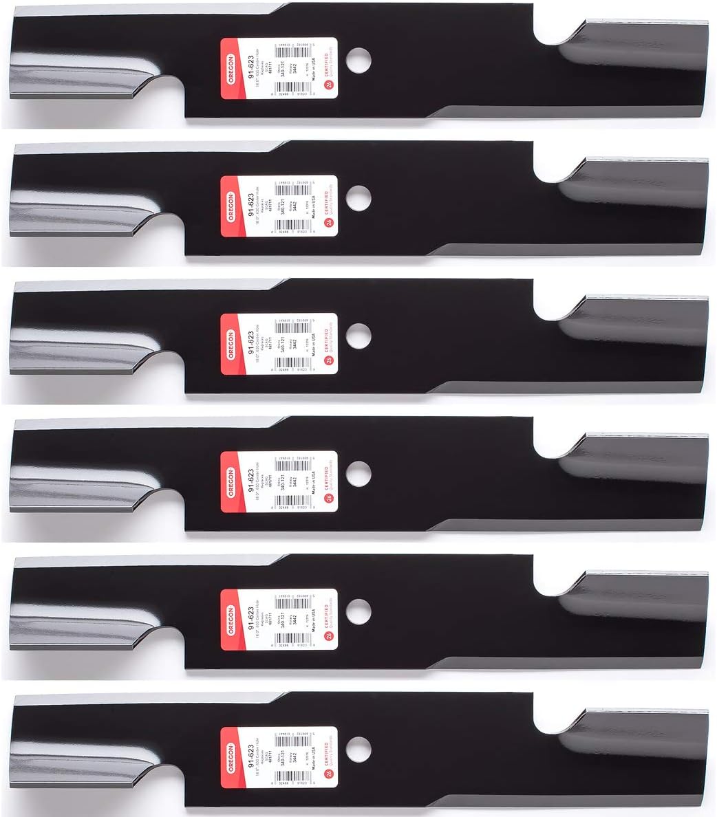 Oregon 6PK 91-623 High Lift Blades for 54" Toro 105-7779, 105-7781, 105-7794