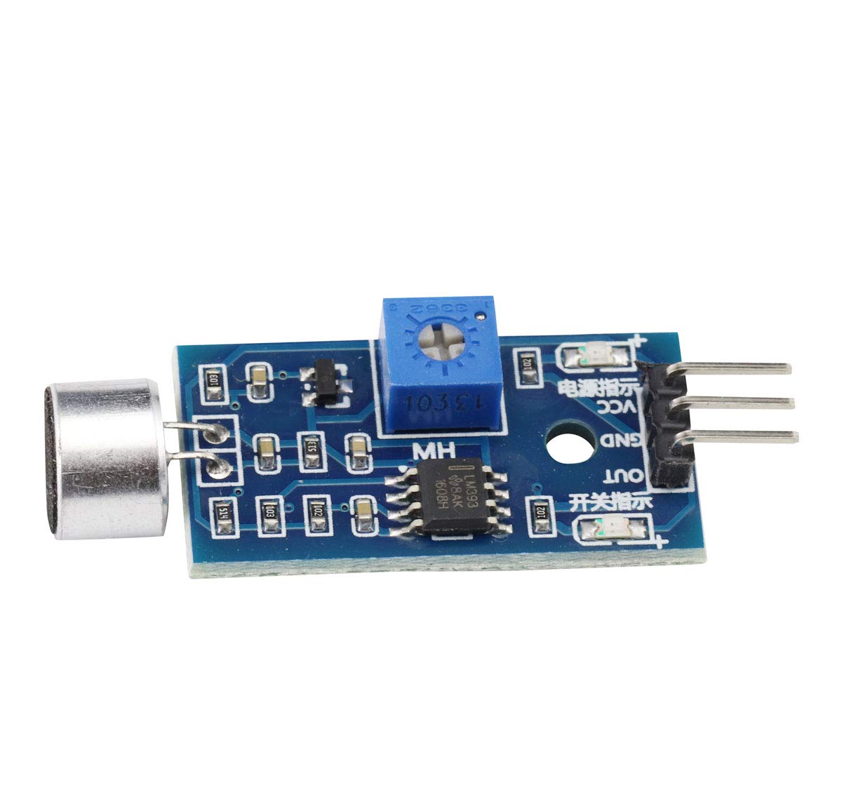 Amazon.co.jp: VKLSVAN 3個セット サウンドセンサーモジュール声検出声