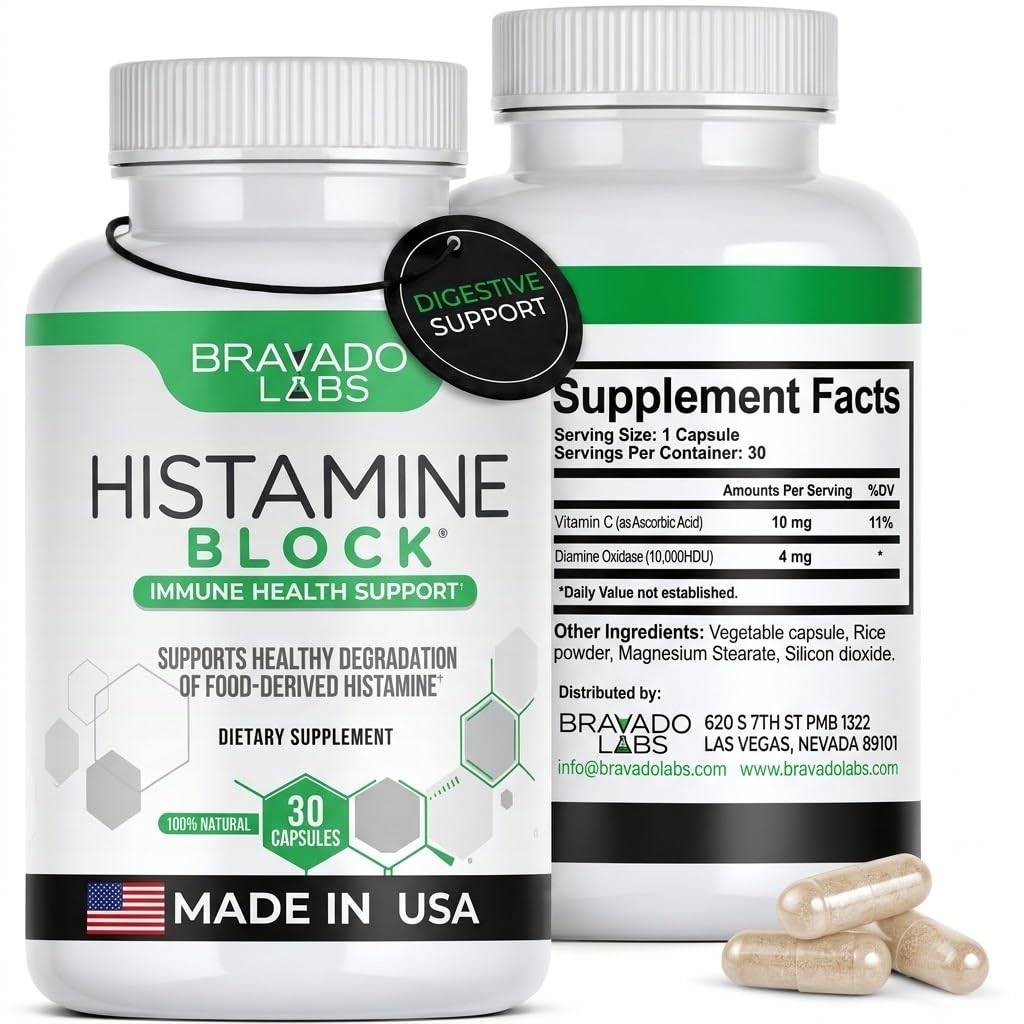 DAO Enzyme Histamine Blocker Bravado Labs