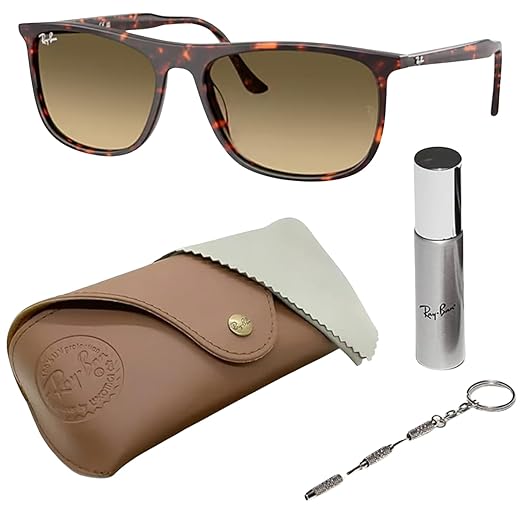 Ray-Ban RB2216 Óculos de sol retangulares para homens e mulheres com kit oficial RAYBAN Eyewear