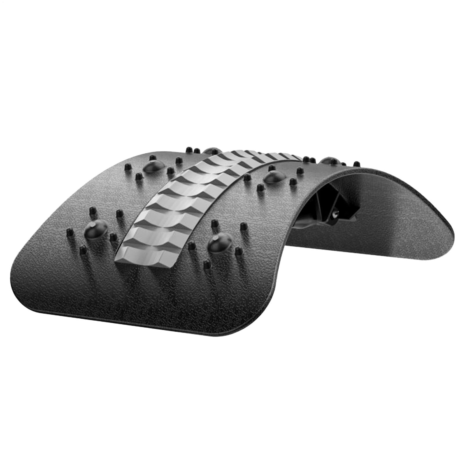 Back Stretcher, Lumbar Support Device, Spine Board, 14,57 x 8,46 pollici, Regolabile massaggiatore per correction Workout Recovery Sleep Yoga Car Bed Pilates Studio Travel Use