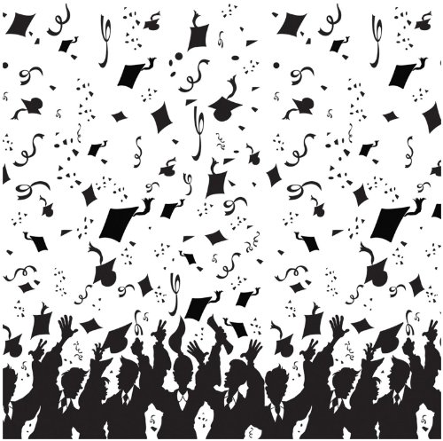 Beistle Graduation Plastic Backdrop