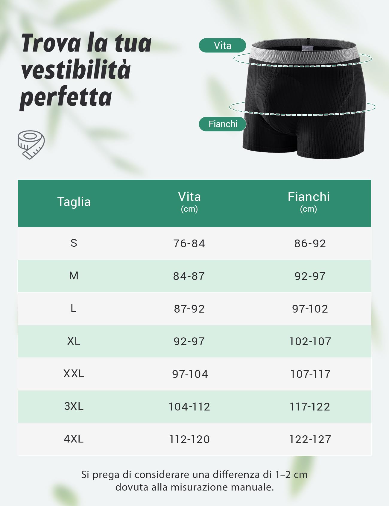 Carer Confezione da 3 Boxer per Incontinenza Uomo in Bambù 160 ml Capacità di Assorbimento Biancheria Intima Lavabile Antiperdita Morbida Traspirante Riutilizzabile Nero, Taglia L - 4