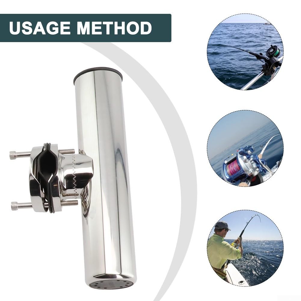 Pince fiable sur supports de canne à pêche pour bateau pour rails, 22, 32, 51 mm