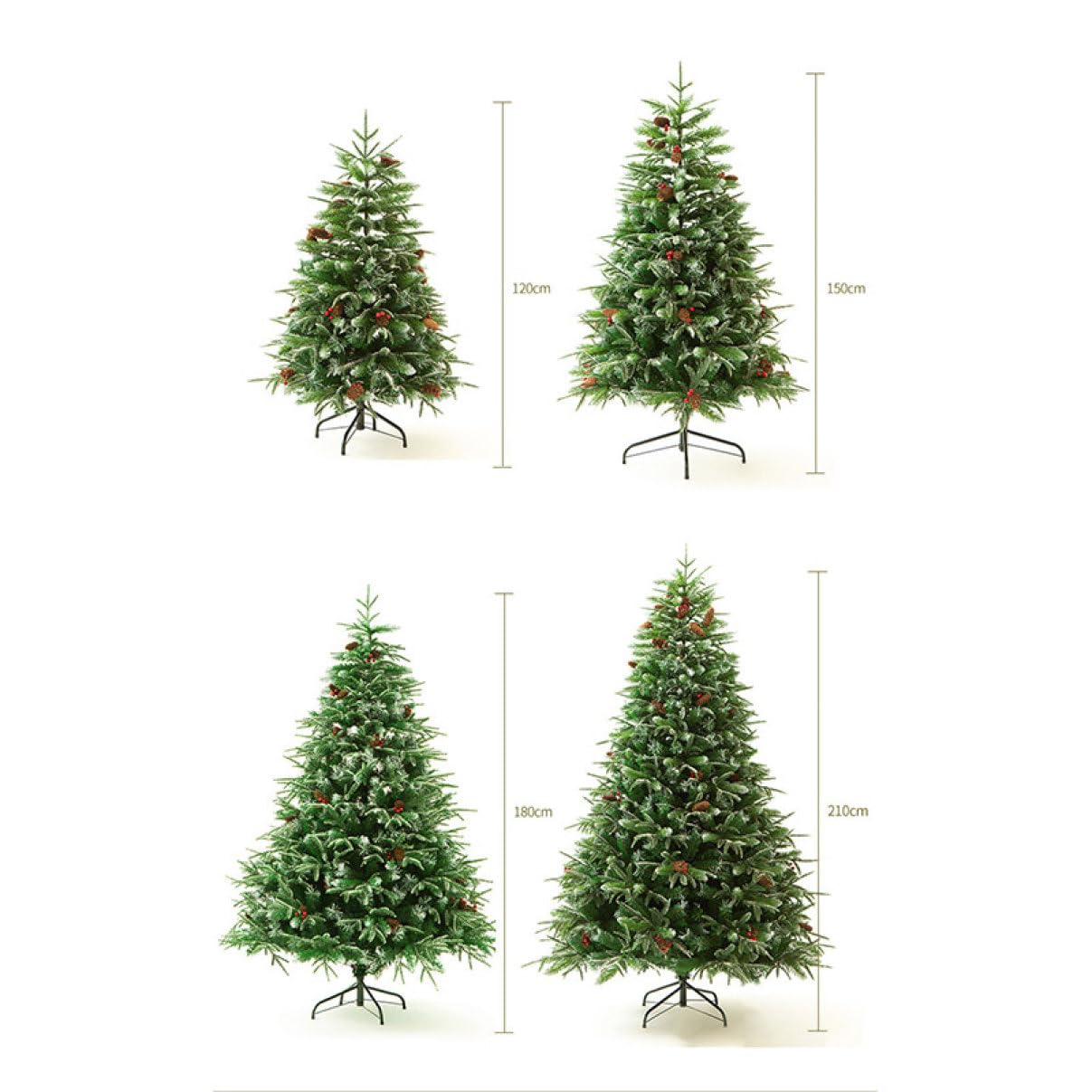 Amazon.co.jp: HGJH クリスマスツリー 大型 もみの木 針葉樹 180cm