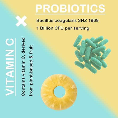 Miniatura 3 de MATOP Gomitas de equilibrio femenino prémium para mujer, probiótico vaginal con soporte de pH, sabor a piña hawaiana, vegano, suplemento de