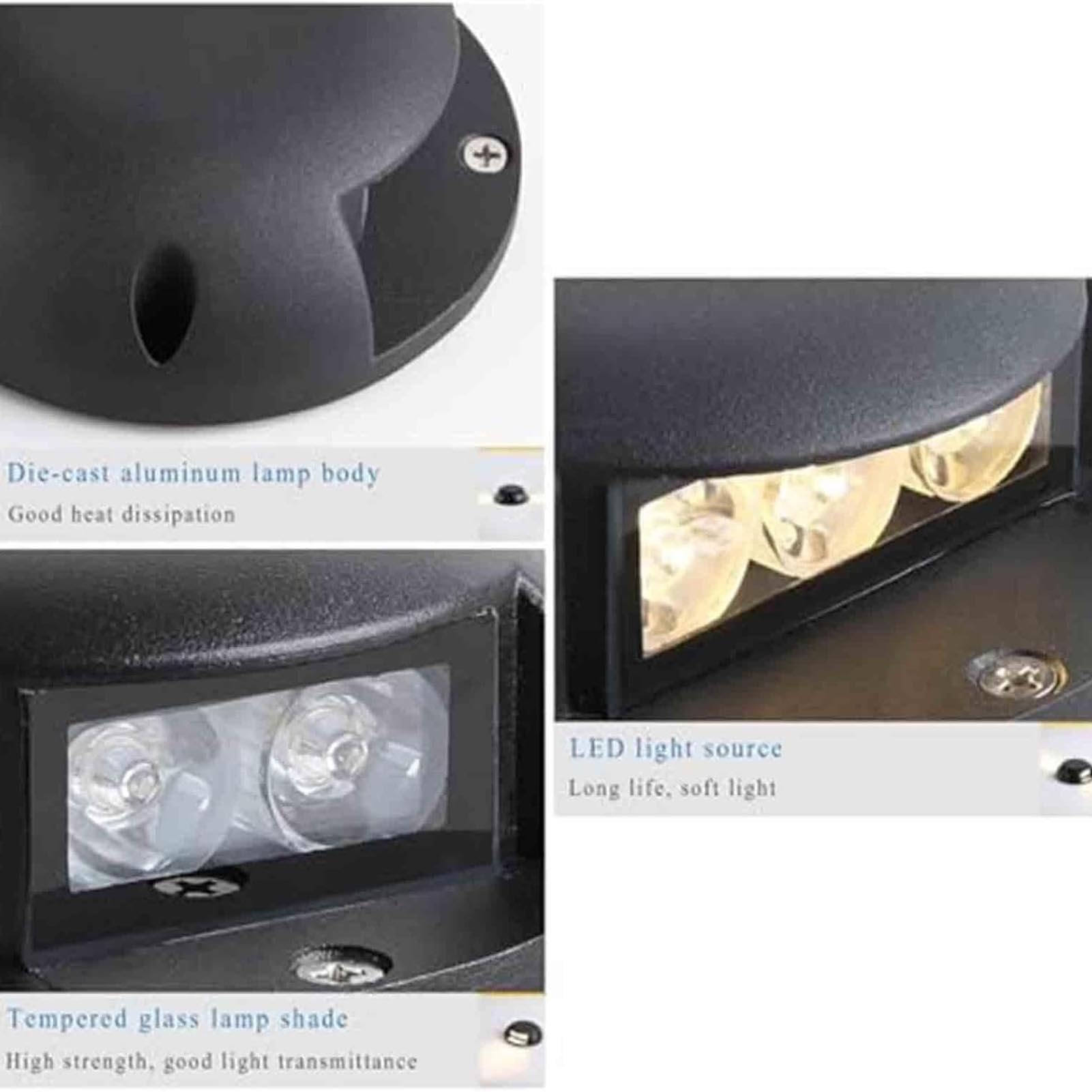 Lampade da Giardino - Faretti LED da Incasso A Terra, Faretti LED da Giardino per Esterni AC/24V, Luci da Esterno Impermeabili IP65 con Illuminazione su Un Lato(Green,4W-24V)