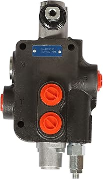 ALL-CARB Hydraulic Valve 1 Spool Hydraulic Directional Control Valve 4 Way 3 Place Spring Center 21GPM 3600PSI SAE Ports for Tractors Loaders Tanks