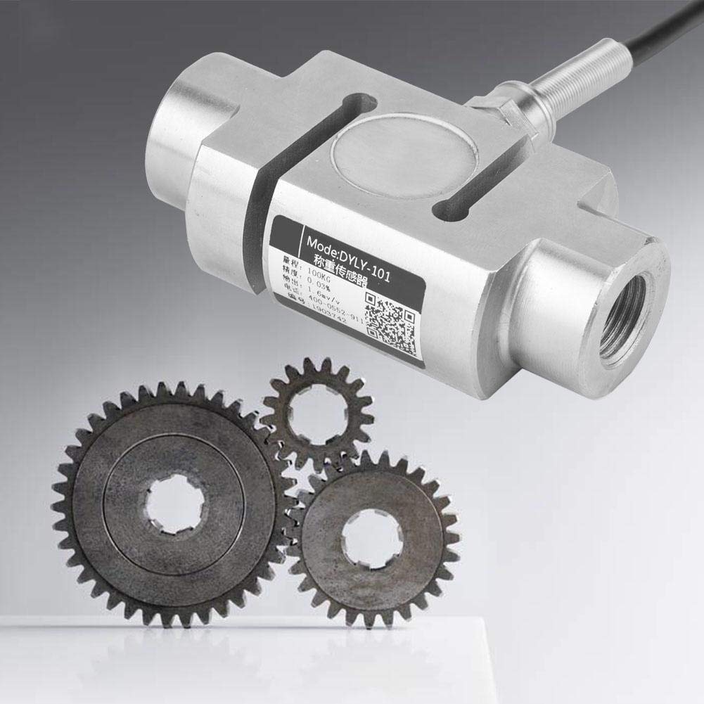 0~100 kg Wägezelle, YZC-526 Zugsensor aus legiertem Stahl/S-Typ Zugdruck-Wägezellen-Wägesensor für Materialprüfmaschinen, Trichterwaagen