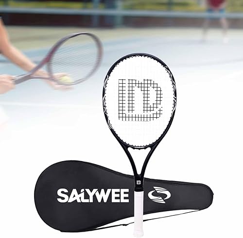 Miniatura 3 de Raqueta de tenis ligera con bolsa de transporte para actividades en el parque, color plateado