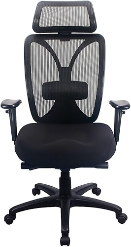 Miniatura 2 de Tempur-Pedic Silla de computadora y escritorio soporta hasta 275 libras, color negro  Cantidad total 1