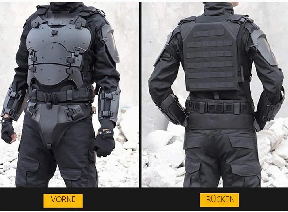 Outdoor Multifunktions Airsoft Tactical Armor Suit Militär Tactical Vest Molle, Brustschutzanzug CS Field Outdoor Modular Combat.