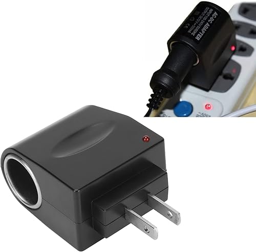Miniatura 6 de Yoidesu Adaptador de fuente de alimentación para encendedor de cigarrillos, 110 V a 240 V CA a 12 V CC 2 A adaptador de fuente de alimentación para