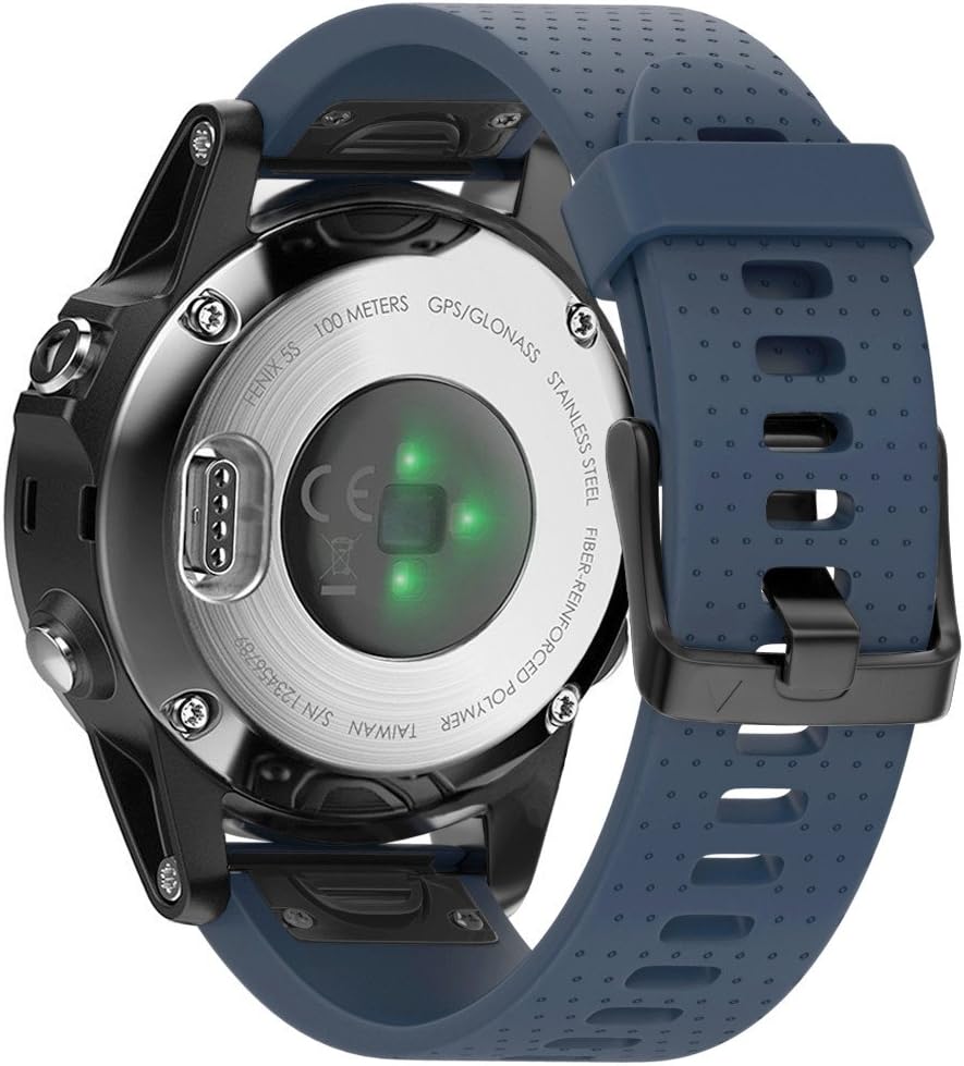 Correa de Silicona ANCOOL 20mm para Garmin Fenix 5S/6S/7S