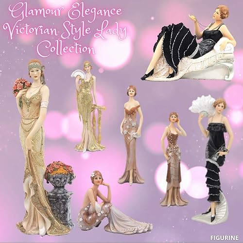 Miniatura 6 de Comfy Hour Glamour Elegance - Figura coleccionable de estilo victoriano de la colección Lady Standing Lady Leaning Against Stair Handrail