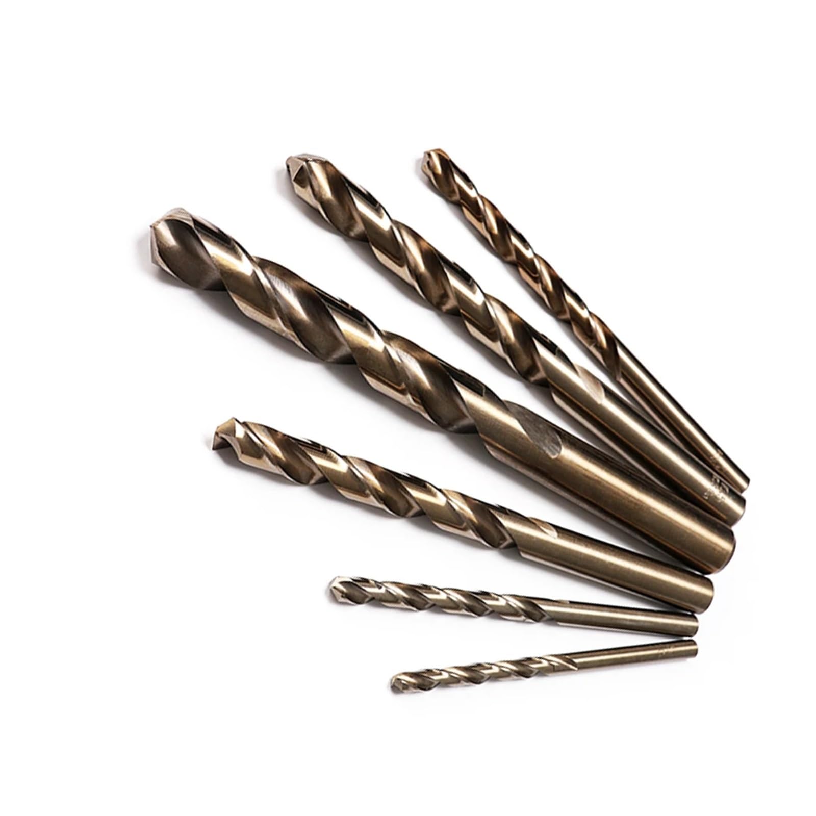Zestaw wierteł krętych M42 ze stali szybkotnącej kobaltowej, 1–14 mm, do stali hartowanej, stali nierdzewnej i żeliwa(12.7mm)