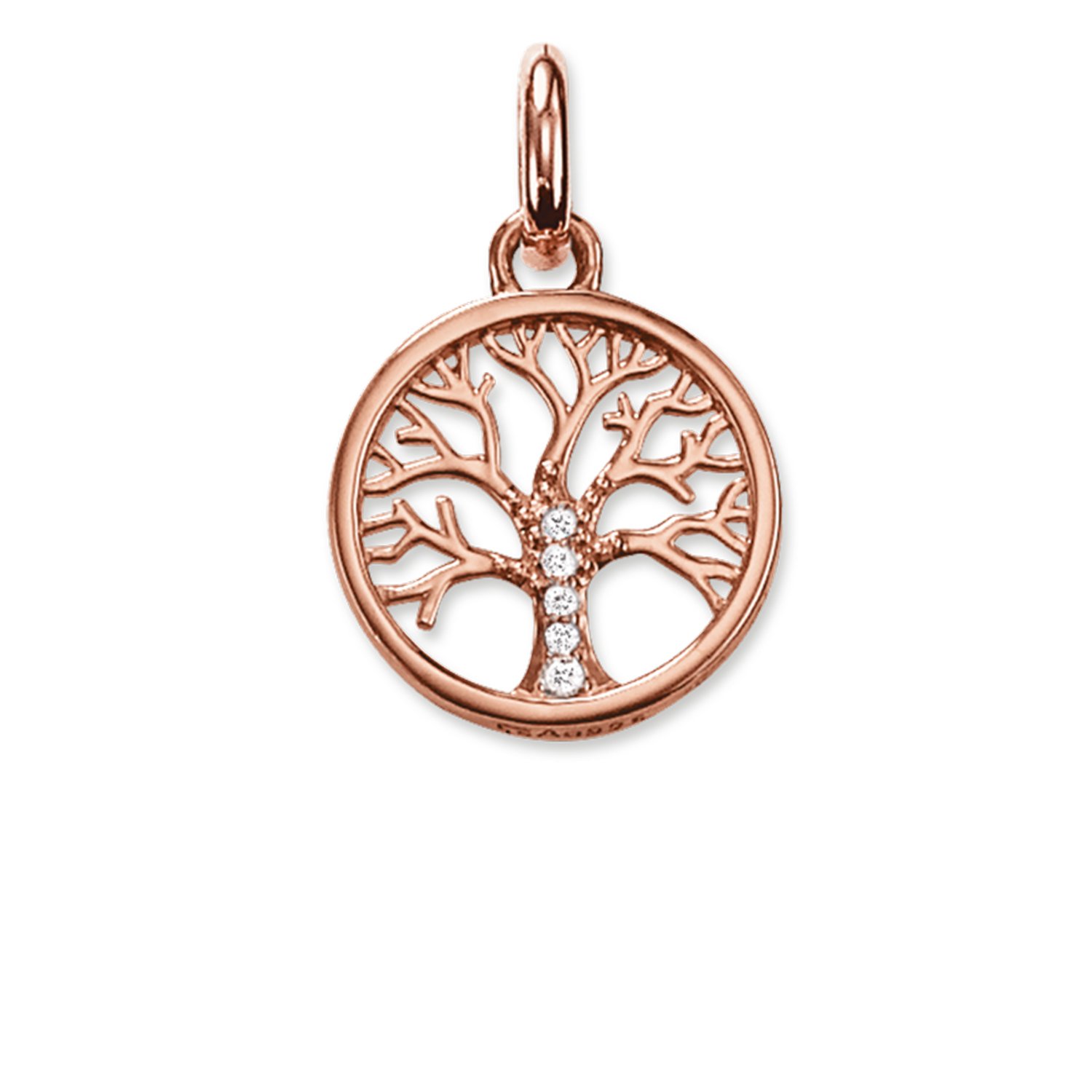 Zawieszka drzewo życia Thomas Sabo, srebrna, pozłacana KC0002-416-14