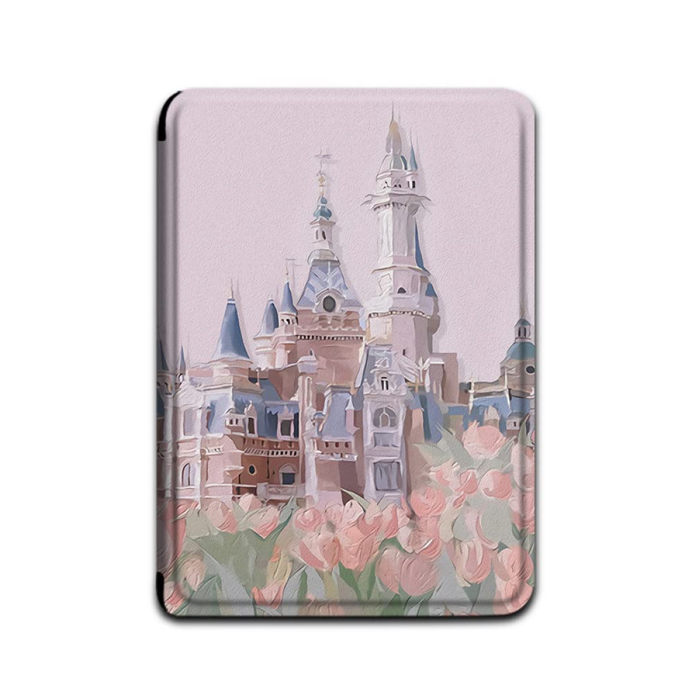 Custodia Protettiva Slimshell per Tutti i Nuovi Kindle 6 Pollici (11a Generazione, Versione 2022), Non Si Adatta a Kindle Paperwhite e Kindle 2019, Pittura a Olio Fantasy Castle