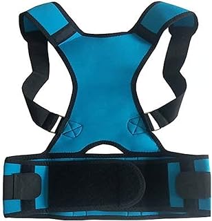 Corrector de Espalda Ajustable para Hombre y Mujer, Color Negro y Azul, Tallas S/M/L/XL/XXL