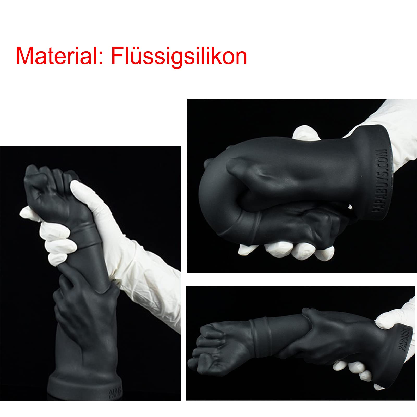 Fisting Dildo Plug Anale Silicone Liquido Mano Plug Anale Grande Espansione Dell'ano Con Ventose Massaggiatore Prostatico Stimolatore Del Punto G Masturbazione Giocattolo Sessuale Per Uomini