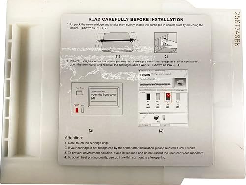Miniatura 2 de OCProducts - Cartucho de tinta remanufacturado de repuesto, 4 unidades para Epson 748XL para Workforce Pro WF-6090 WF-6530 WF-6590 WF-8090 WF-8590