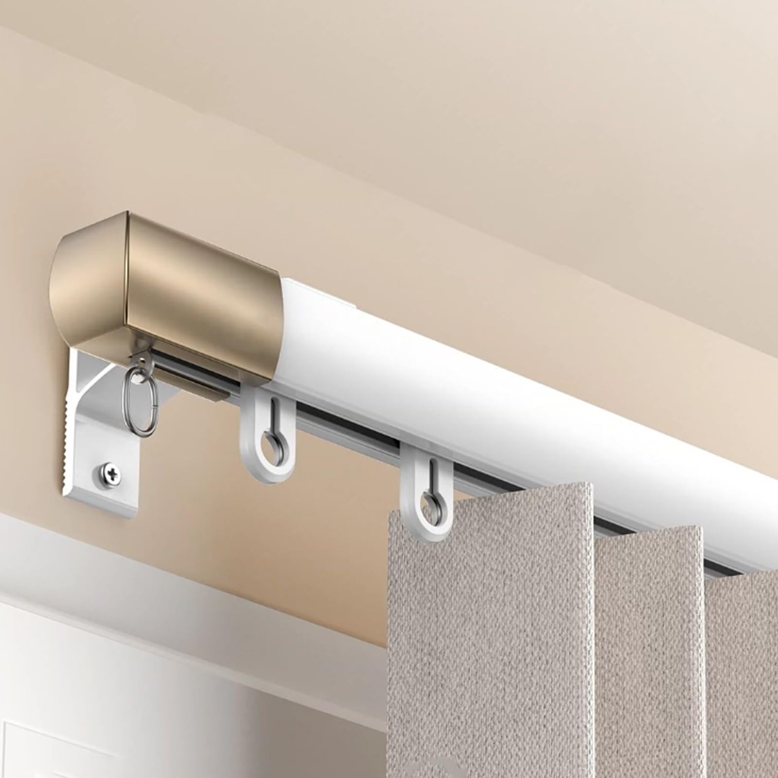 ain Track - Guide scorrevoli da parete per divisori e docce, 2,8 m, per camper e decorazioni per la casa