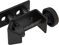 Vista 4 de 1 unids Yootones Drum Micrófono a prueba de golpes Clip Rim Mount Holder Metal Universal Mic Set Clamp Ajustable (negro)