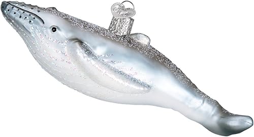 Miniatura 12 de Old World Christmas Stingray - Adorno de cristal soplado para árbol de Navidad, decoración navideña artesanal, colección de mar