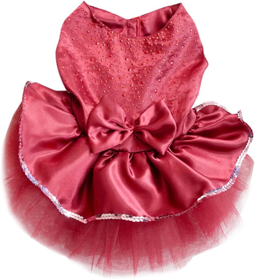 Baost Pet Cat Dog Gauze Princess Tutu Dress Skirt Cat Puppy Small Girl Dog Clothes