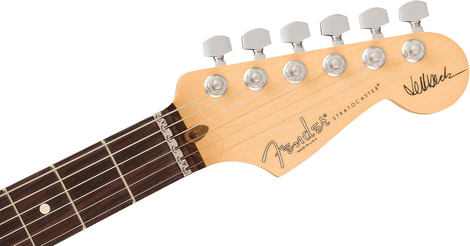 Fender Jeff Beck Stratocaster - Surf Green Bundle with Case, Cable, Strap, and Guitar Cleaning Kit