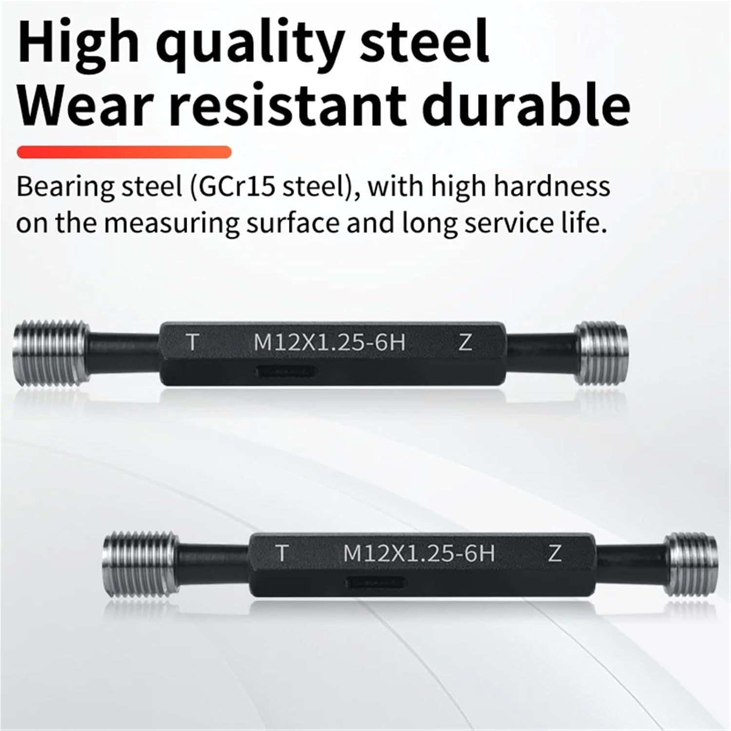 High Precision Thread Gauge Metric Gauge 6H Precision Internal Screw Gage Pitch Thread Test Tool 1pcs M0.8-M20(M2.5X0.35-6H)