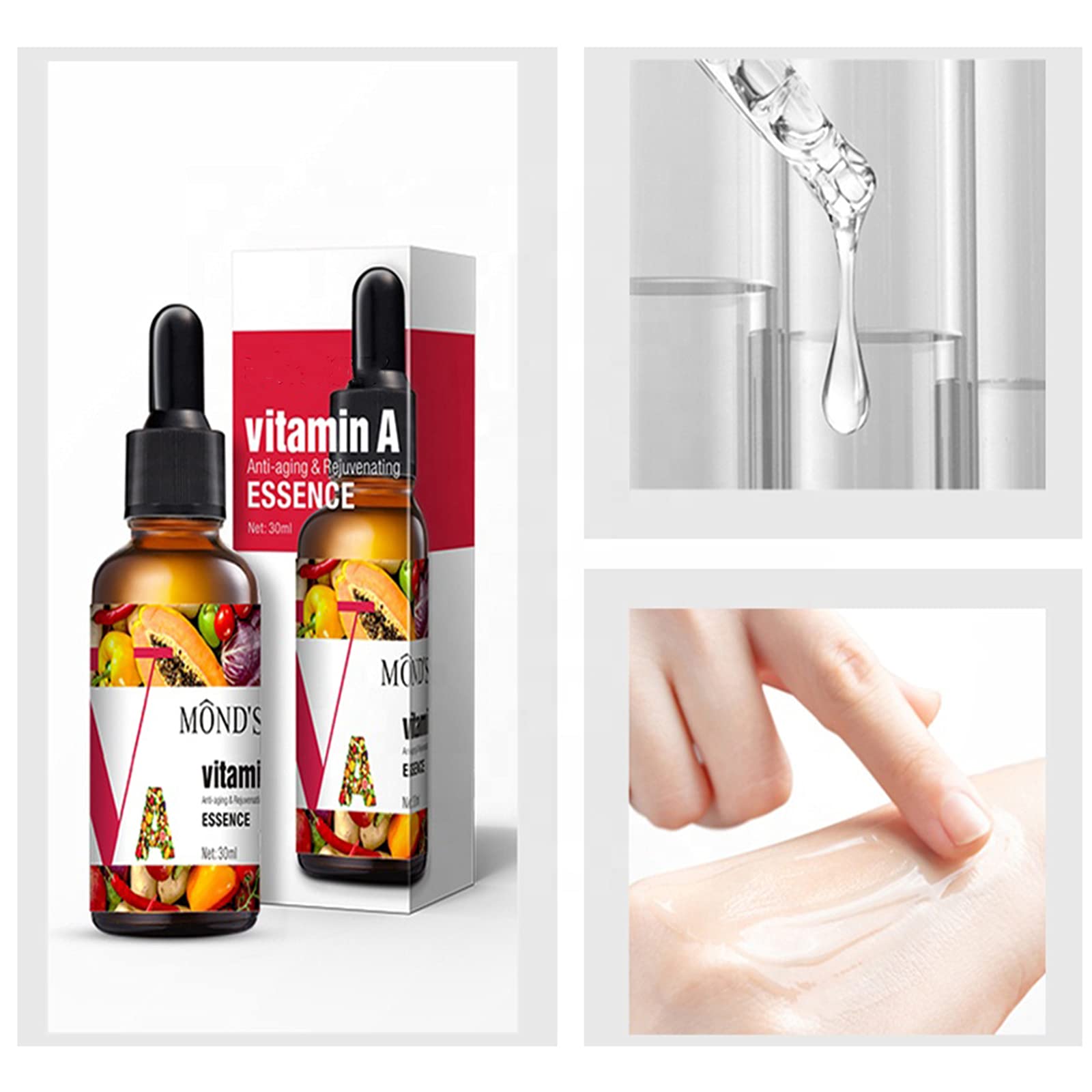 Facial Serum Skin Care Serum V-A V-E V-C V-B3 H-A Elitzia ETFE20