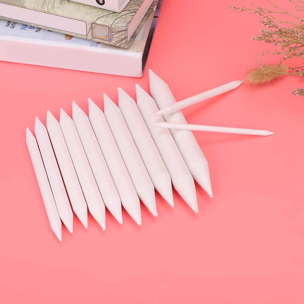 12 Pcs White Pen Blending Stumps Sketch Rub Drawing Tool Sketch Drawing Tool