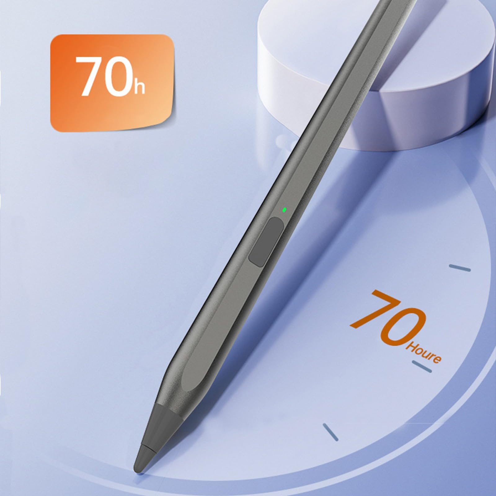 Lápiz capacitivo para tableta, lápiz digital de repuesto, marcador alternativo 4096, presión ligera, escritura