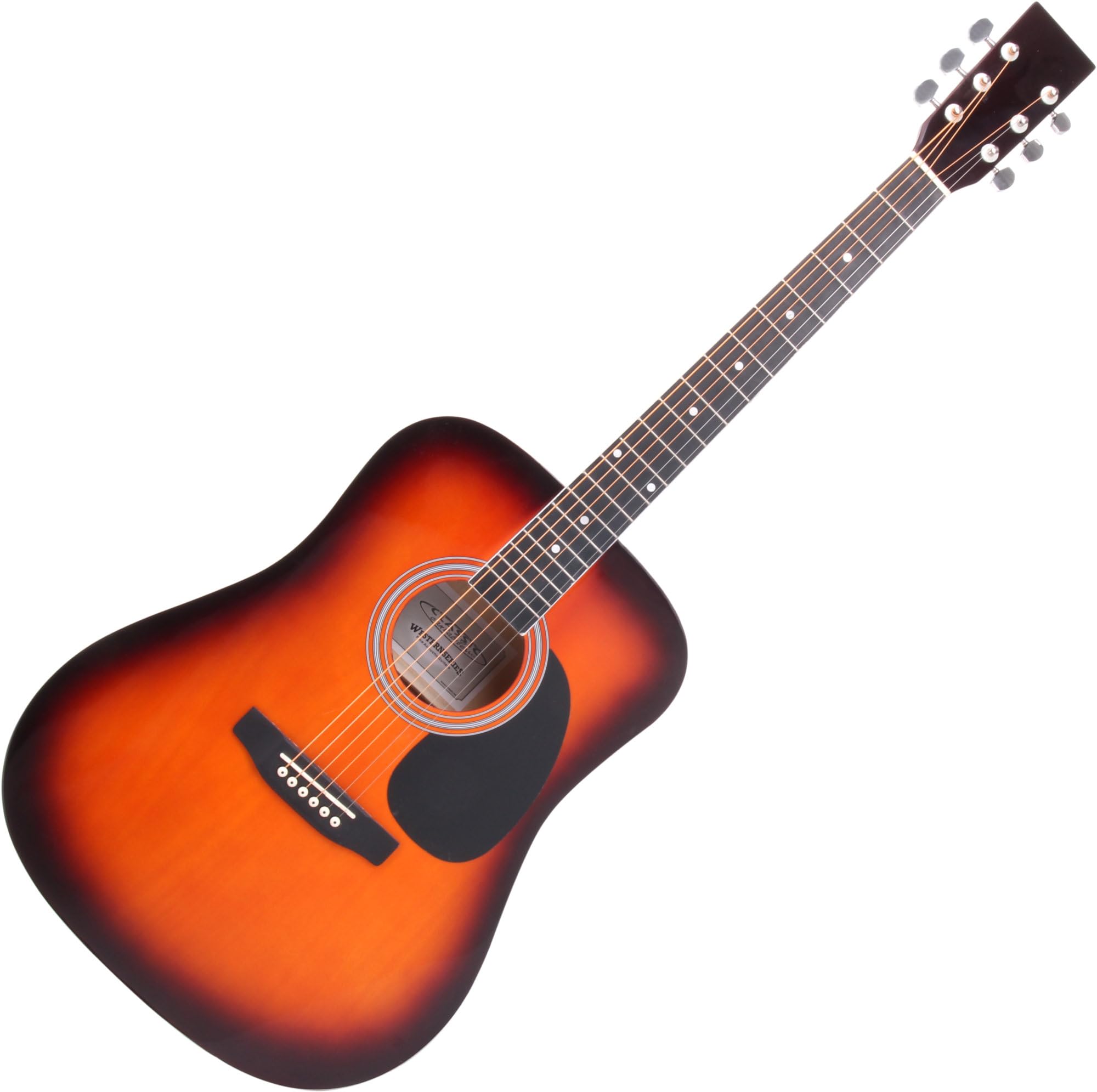 Classic Cantabile WS-10SB Chitarra Western Dreadnought Acustica Corde Acciaio Sunburst
