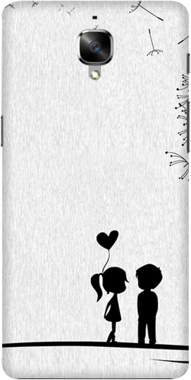 Wizzart OnePlus 3T Back Cover Case in Designer Cases and Covers Couple Love Print Design