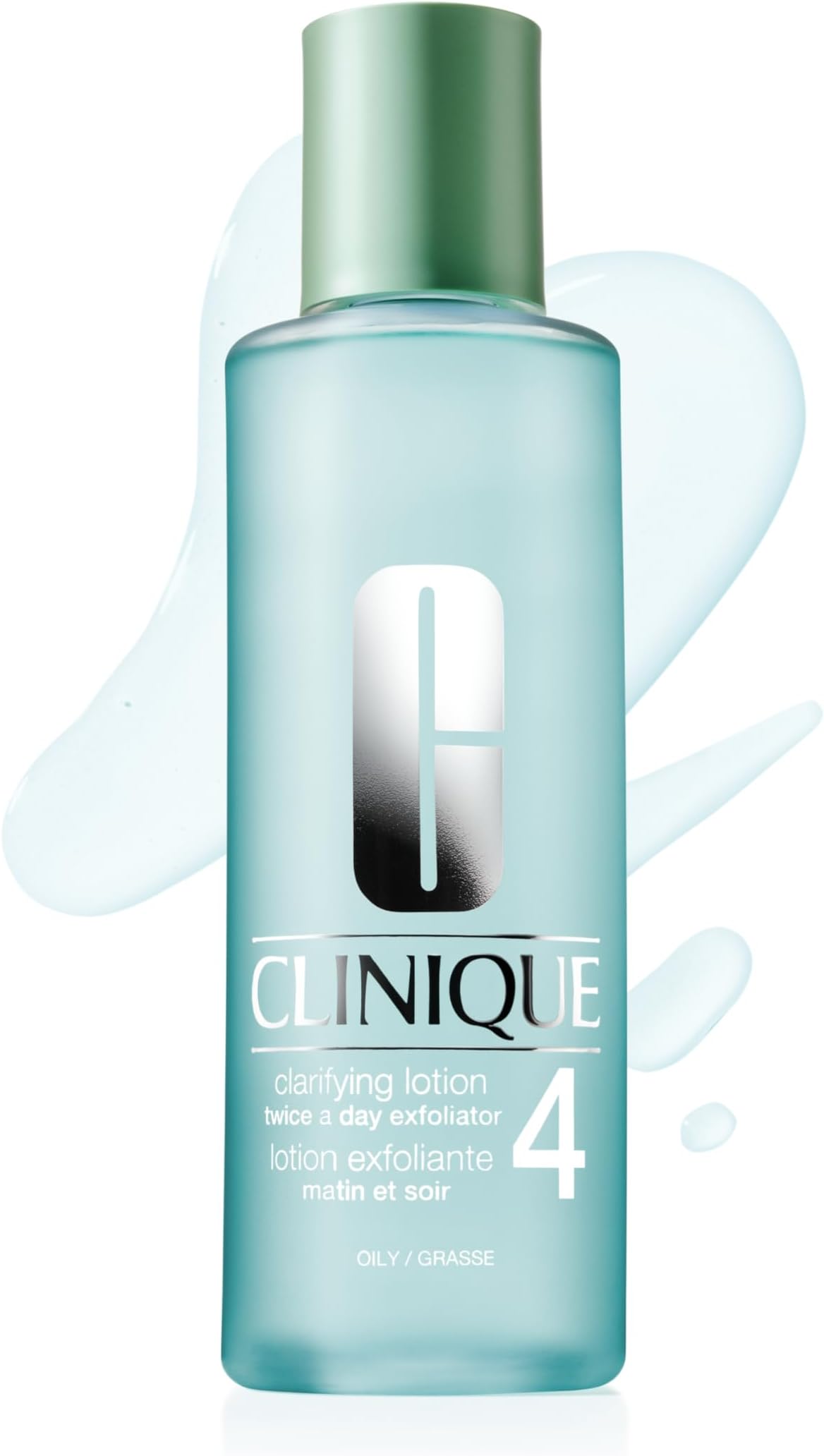 Clinique 3-Step Clarifying Lotion Face Exfoliator 4 | Toner with Witch Hazel + Salicylic Acid | for Oily Skin Types
