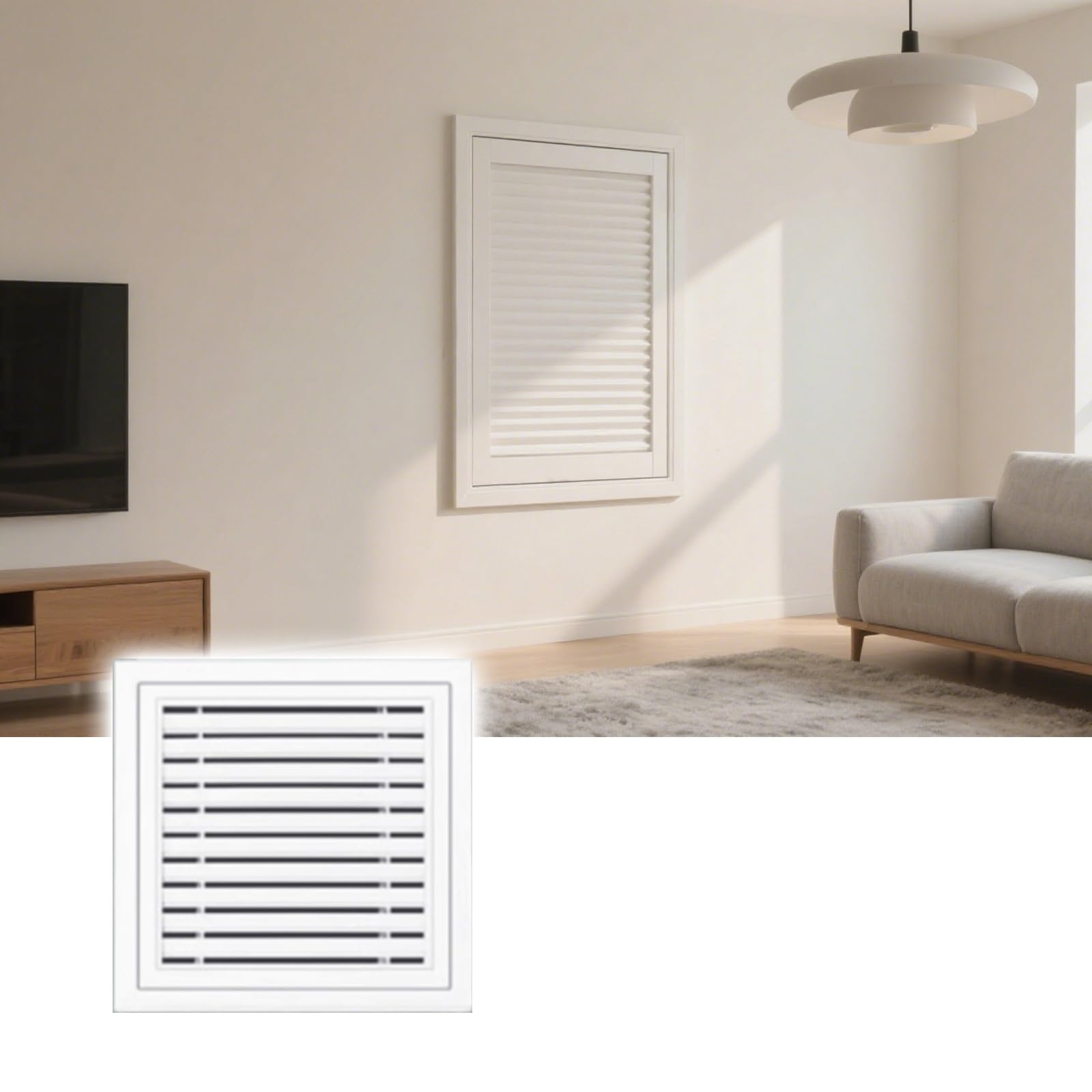 Panel de acceso blanco de 558 x 610 mm para fontanería y ocultación de W