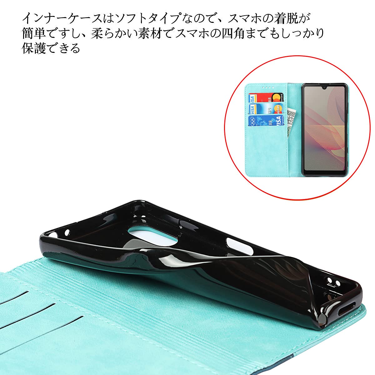 Amazon.co.jp: Xperia Ace II ケース 手帳型 AceII ケース