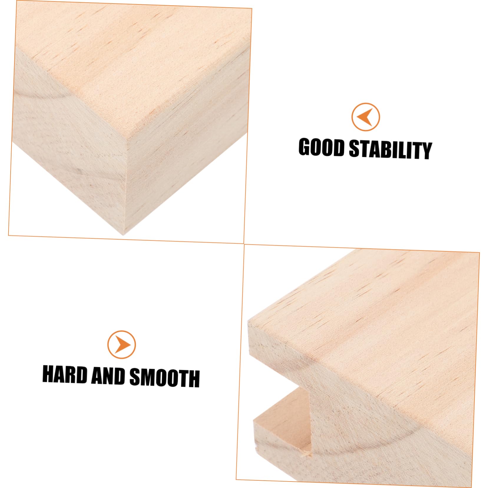 NULYLU 2pcs Wooden Furniture Risers Lifts Height Extenders for Sofa Table and Appliance for Enhanced Storage and Stability