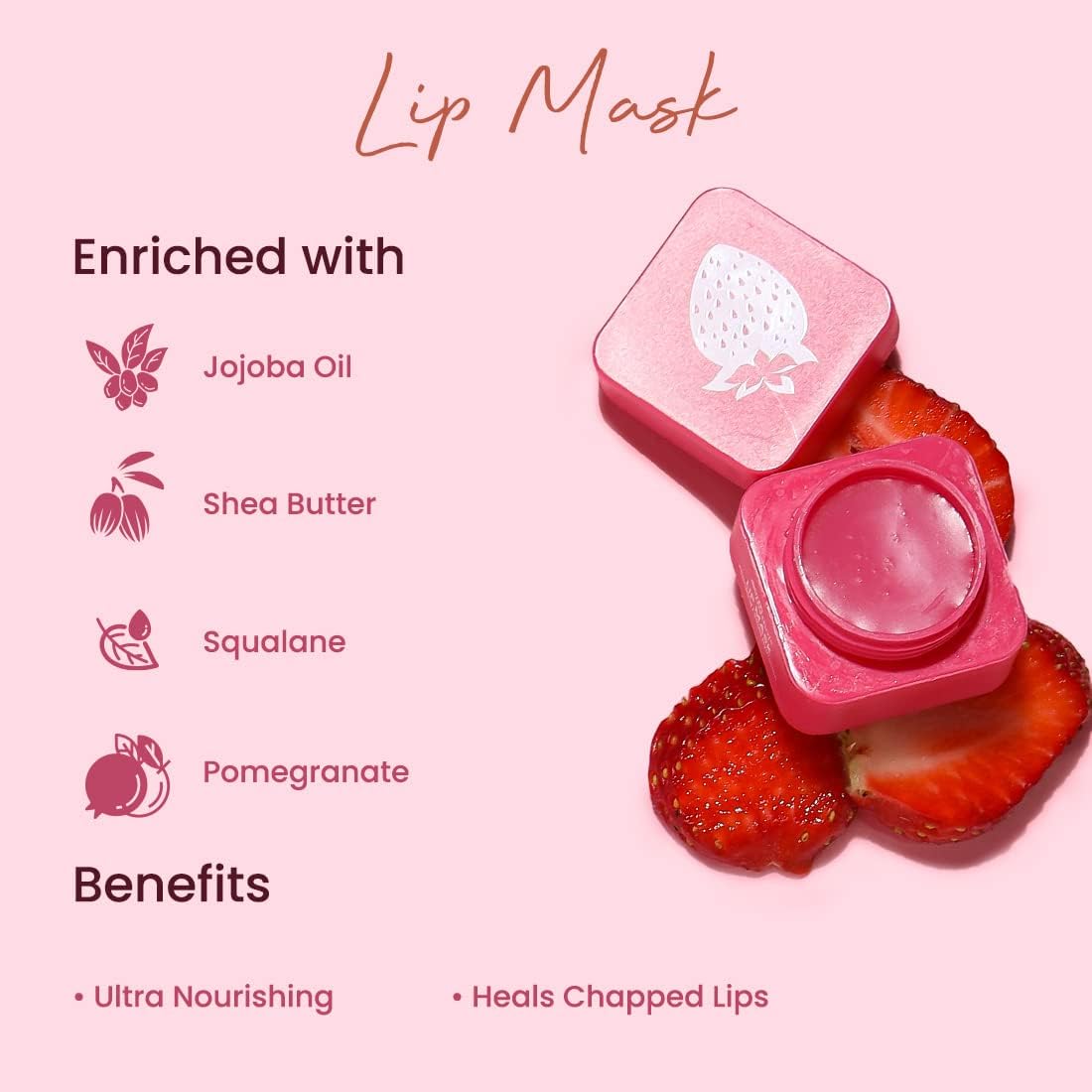 Earth-Rhythm Lip Care Kit pack of 4 | Gift Set For Men & Women With Lip Scrub, Lip Serum, Lip Balm & Lip Mask | Exfoliate, Hydrate, Nourish, Moisturize - 4 Gm (Each)