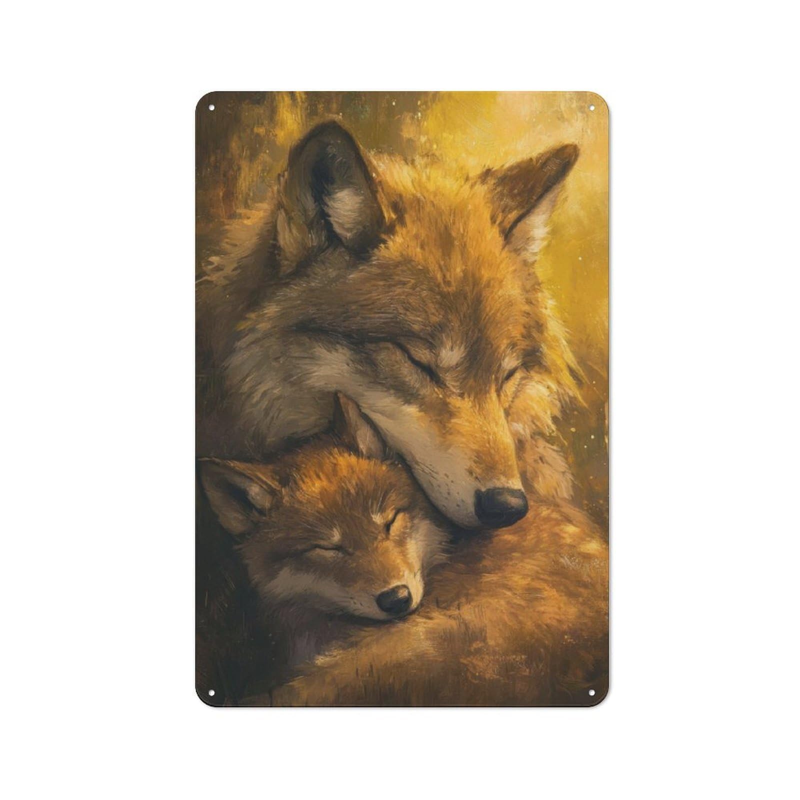 Junmoney Safe In The Pack Metal Wall Sign 30X20cm Featuring For Living Room Wall, For Decorating Living Rooms And Feature Walls
