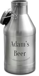 Personalisable Beer Growler featuring (Insert Name Here)’s Beer